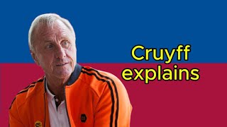 Cruyff Explains  How To Defend Spaces [upl. by Friedberg]