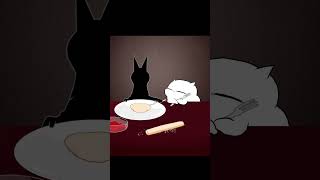 Eating Animation of Mokomokoma  MUKBANG  Chebureki shorts [upl. by Kellby]