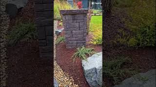 Belgard tandem wall column installation [upl. by Morgenthaler]