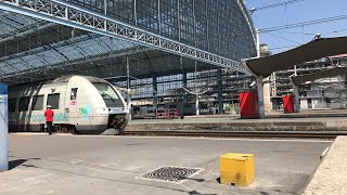 Rail Live A very hot station Bordeaux St Jean sous la canicule 37° [upl. by Leiuqeze]