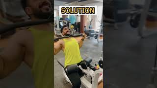 Thousand problems 🤐 One Solution🏋️‍♂️ gym gymmotivation gymmotivation gymlover gymlife [upl. by Hajidahk476]