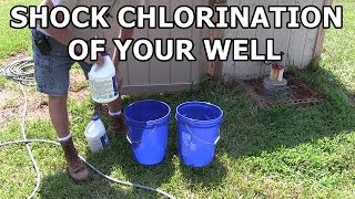 How to disinfect your well water  Shock chlorination [upl. by Apurk]