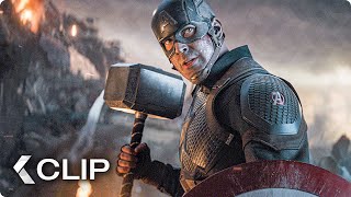 Captain America Lifts Thors Hammer Mjolnir Scene  AVENGERS 4 Endgame 2019 [upl. by Littlejohn940]