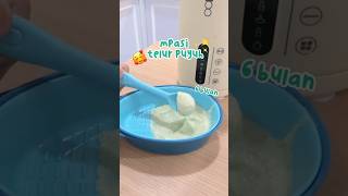 MENU MPASI TELUR PUYUH UNTUK 6 BULAN 🤗🥰 [upl. by Orms]