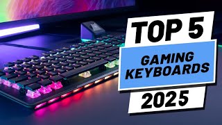 Top 5 Best Wireless Gaming Keyboard 2025 [upl. by Ameg]