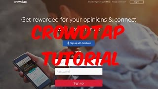 Crowdtap Tutorial [upl. by Merlina]