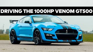 Best Sounding Ford Mustang 1000 HP Shelby GT500  Venom 1000 Upgrade by Hennessey [upl. by Aenea]