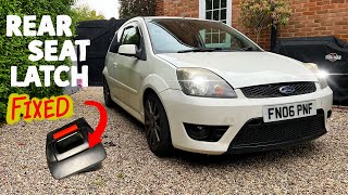 Ford Fiesta MK6 Rear seat release replacement  EASY FIX [upl. by Onafets]