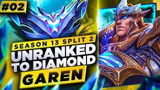 Unranked to Master Garen  Season 13 Garen Gameplay Guide  Builds  Best Garen Builds  Garen Runes [upl. by Akamaozu999]