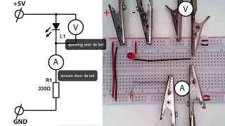 07 Voorschakelweerstand led berekenen [upl. by Bendix976]