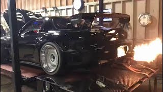 4 Rotor Turbo RX7 Screaming on the Dyno [upl. by Ninos]