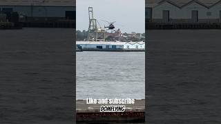 Helicopter taking off and landing takeoff landing helicopter newyork police [upl. by Chappelka]