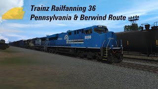 Trainz Railfanning 36  Pennsylvania amp Berwind PB CSX NS [upl. by Aldridge]