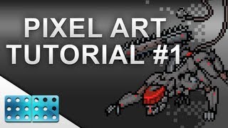 Pixel Art Tutorial 1 My first pixel art tutorial [upl. by Ehcropal]