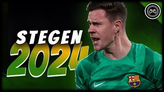 MarcAndré ter Stegen 202324 ● The Spider Man ● Crazy Saves amp Passes  Skills  FHD [upl. by Mancino306]