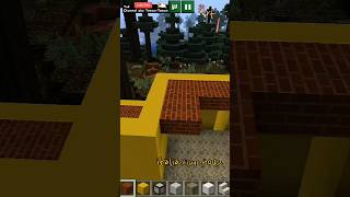 italian Minecraft traditional village survival house look yuhuu minecraft building gaming shorts [upl. by Aliel]