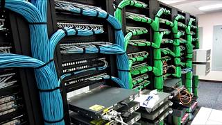 Best Cables Management on Servers Room [upl. by Bethesda]