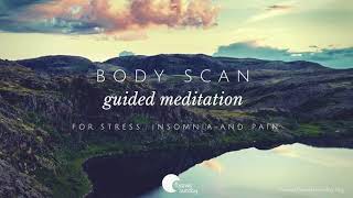 Body scan guided meditation for stress insomnia and pain [upl. by Omik]