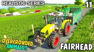 DONT PUT PEOPLE IN THE LIVESTOCK TRAILER DAGGERWIN  Lets Play Fairhead Realistic FS22 Episode 11 [upl. by Bonner419]