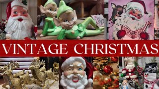 🎄🎀 NEW 🎄🎀 THRIFTING FOR VINTAGE COTTAGE CHRISTMAS  HAVE YOURSELF A MERRY LITTLE VINTAGE CHRISTMAS [upl. by Tlaw]