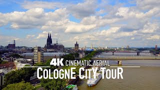 KÖLN KOELN COLOGNE 🇩🇪 4K Drone GERMANY DEUTSCHLAND Timelapse [upl. by Kiyoshi307]