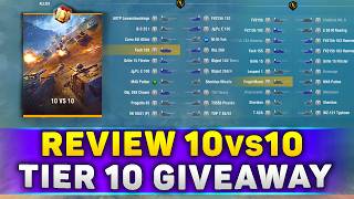 10vs10 review  Giveaway 10 tier  WoT Blitz [upl. by Fulvia]