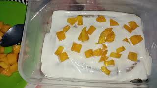 MANGO GRAHAM FLOAT snacks sweet food [upl. by Drahcir]