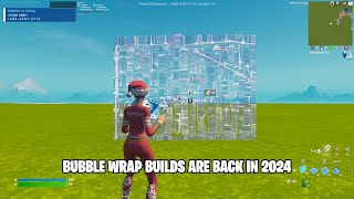 UPDATED 2024 HOW TO GET BUBBLE WRAP BUILDS IN FORTNITE CHAPTER 5 SEASON 1 [upl. by Finbur]