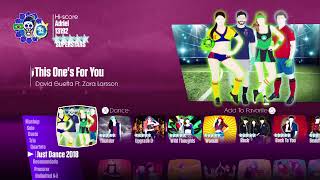 Just Dance 2018  Menu Song List [upl. by Waugh]