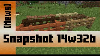 Snapshot 14w32b  All types of fences News [upl. by Kincaid]