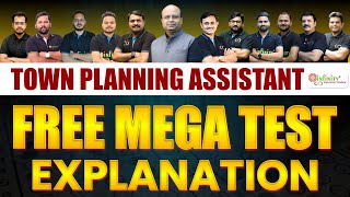 Town Planning Assistant  Free Mega Test Explanation  Mega Test Solution tpa tpaexam [upl. by Adnale47]