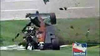 Dan Wheldon Crash in Texas [upl. by Annael]