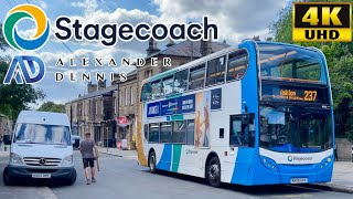 Stagecoach Manchester 237 Ashton to Glossop via Stalybridge ADL Dennis Enviro400 19235MX08GKV [upl. by Marko]