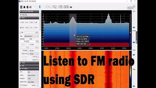 Use SDR to listen to FM radio channels [upl. by Ninaj]