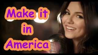 Victoria Justice  Make It In America Lyrics Video HD [upl. by Lleihsad]