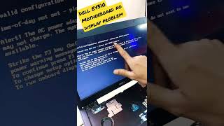 Dell Latitude E4310 Laptop Issue  No Display shuts down on power on then battery led blinking [upl. by Chessa314]