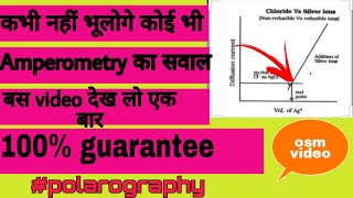 Amperometry titration principle and introduction धांसू video youtube पर🔥msc chemistrypolarography [upl. by Aras]