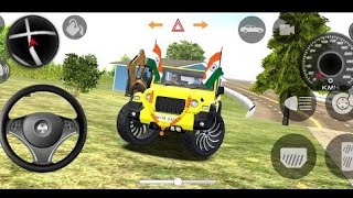 Dollar Song Modified Mahindra Yellow Thar  Indian Cars Simulator 3D  Android Gameplay Part 03 [upl. by Genaro]