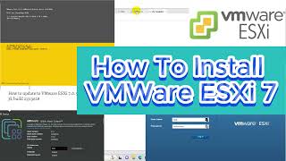 How to install VMware ESXi 7 Enterprise plus free key license [upl. by Cornel]