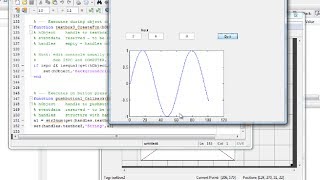 MATLAB tutorial GUI graphical user interface for beginners [upl. by Els678]