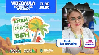 Enem Não Tira Férias  Linguagens  Aula de Redação [upl. by Enaj]