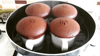 Tavada Sufle Tarifi ✅  Fincanda Sufle Nasıl Yapılır  10 Dakikada Nefis Sufle Yapımı 💯 [upl. by Adnalay927]