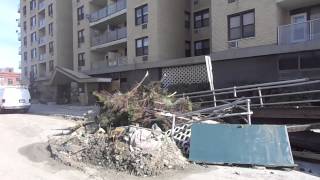 A walk around Monroe Blvd by the boardwalk in Long Beach NY [upl. by Doig311]