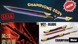 Leak New Valorant 2024 Champions Bundle Phantom amp knife [upl. by Derrik]