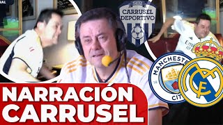 VIBRANTE TANDA PENALTIS MANCHESTER CITY REAL MADRID en CARRUSEL DEPORTIVO [upl. by Pryce]