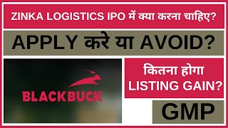 Zinka Logistics IPO Analysis • Zinka Logistics IPO Review • GMP • IPO • Dailystock [upl. by Berstine]