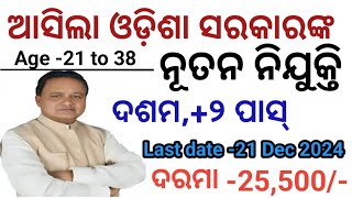 OSSC Junior clerk amp Stenographer Recruitment 2024  Salary 81100 per month [upl. by Guillermo]