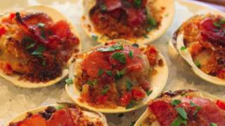 Super Bowl Party Recipe Clams Casino Appetizers [upl. by Eduardo]