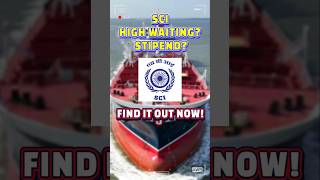 SCI HIGH WAITING STIPEND MARINE MARVELS  MERCHANT NAVY  trending viralvideo shorts [upl. by Wooster731]