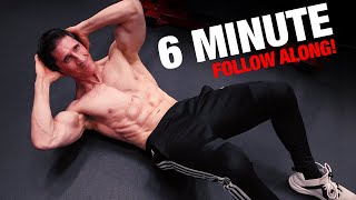 Intense Ab Workout  6 Minutes FOLLOW ALONG [upl. by Faina296]